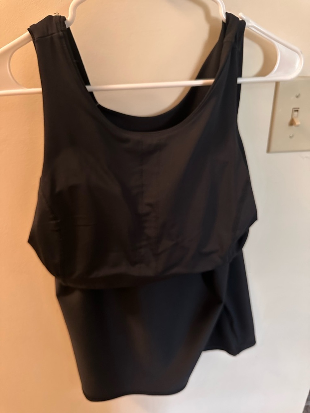 32 Cool Classic Black Women's Tank Top - with Shelf Bra - Picture 4 of 4